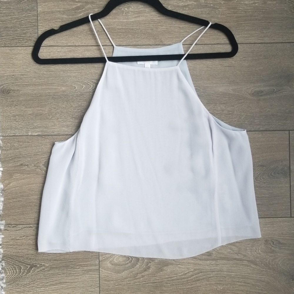 Wilfred 100% silk crop camisole tank size small